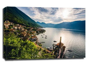 Como lake - obraz na płótnie 40x30 cm