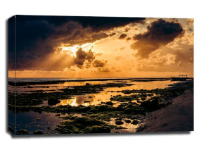 nusa penida sunrise II - obraz na płótnie 50x40 cm