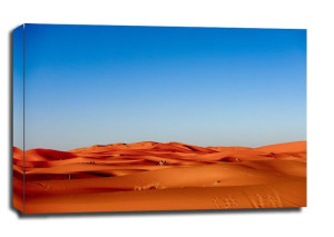 Sahara karawana - obraz na płótnie 30x20 cm