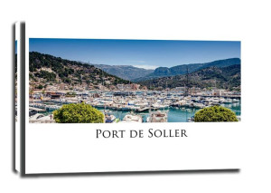 Port de Soller - obraz na płótnie 120x90 cm