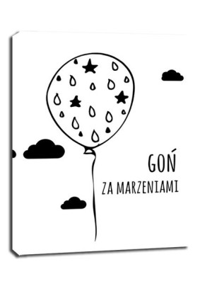 Goń za marzeniami - obraz na płótnie 40x50 cm