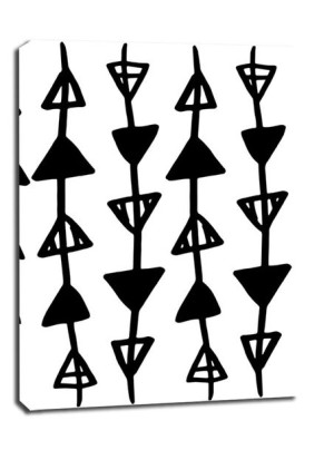 Geometryczne scandi - obraz na płótnie 90x120 cm