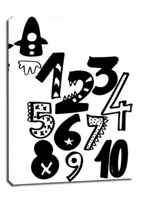 123 rocket - obraz na płótnie 70x100 cm