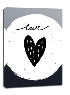 Love - obraz na płótnie 20x30 cm
