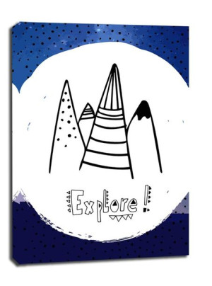 Expolore - obraz na płótnie 20x30 cm