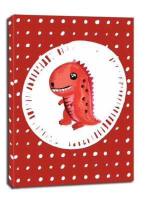dino - obraz na płótnie 20x30 cm