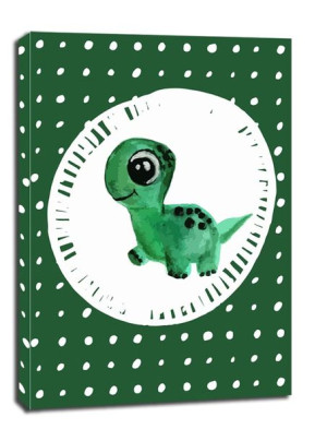 Dino 2 - obraz na płótnie 20x30 cm