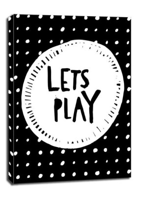 lets play - obraz na płótnie 40x50 cm