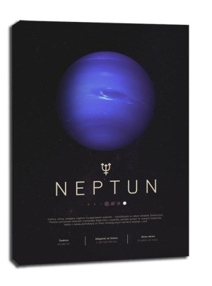 Neptun - obraz na płótnie 40x60 cm