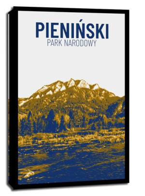 Parki Narodowe, Pieniny - obraz na płótnie 40x60 cm