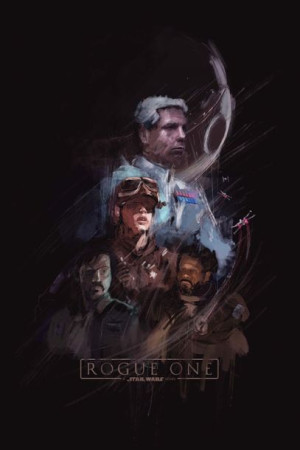 Star Wars Gwiezdne Wojny Łotr 1 Dowódcy - plakat premium 21x29,7 cm