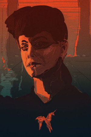 Łowca Androidów Rachael Blade Runner - plakat premium 40x50 cm