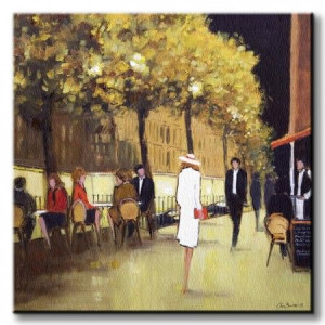 Knightsbridge II - Obraz na płótnie 60x60 cm