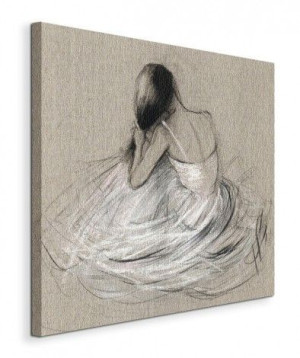 Baletnica Matinée - Obraz na płótnie 60x60 cm