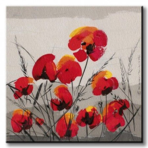 Maki - Obraz na płótnie 60x60 cm