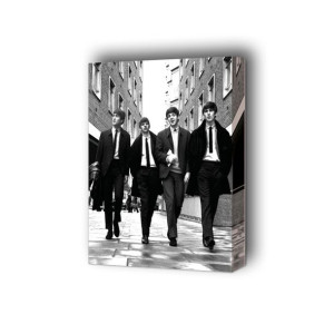 The Beatles w Londynie - obraz na płótnie 40x50 cm