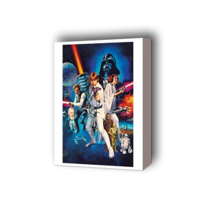 Star Wars Gwiezdne Wojny Nowa Nadzieja - obraz na płótnie 40x50 cm