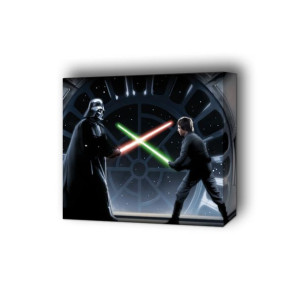 Star Wars Gwiezdne Wojny Vader kontra Luke - obraz na płótnie 50x40 cm