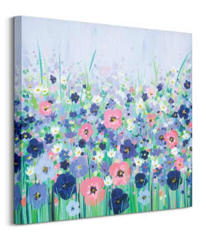 Floral Meadow - Obraz na płótnie 60x60 cm