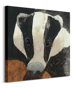 Badger - obraz na płótnie 60x60 cm