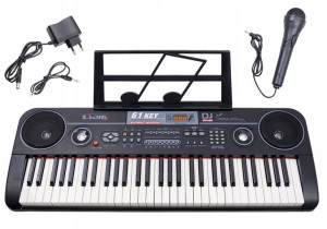Duże Organy Syntezator Keyboard Usb Mp3 61 Klaw.
