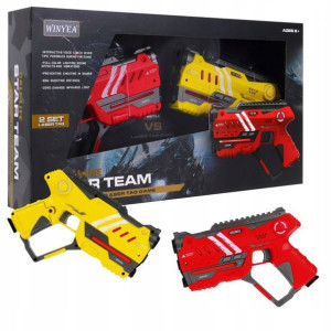 Dwa Pistolety Laserowe Zestaw Paintball Laserowy