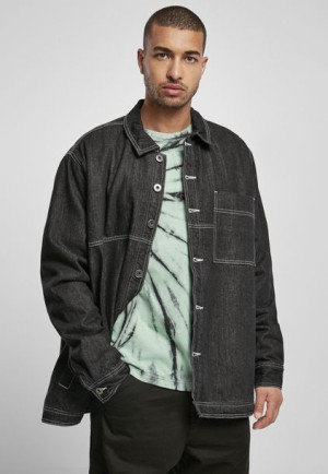 Kurtka Jeansowa Oversized Trucker Black Raw