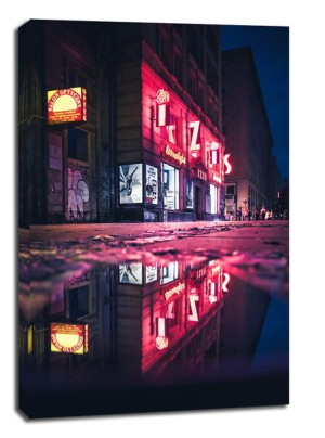 Neon - obraz na płótnie 70x100 cm