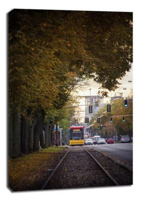 Jesiennie - obraz na płótnie 70x100 cm