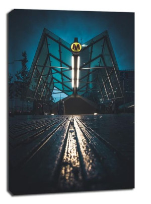 Metro - obraz na płótnie 40x50 cm