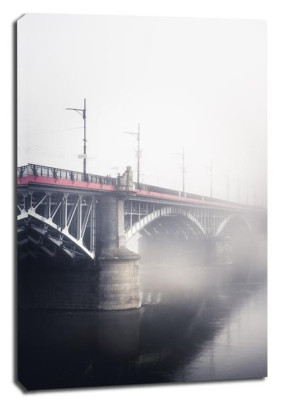 Poniatowski we mgle - obraz na płótnie 70x100 cm