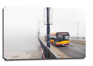 Mgła - obraz na płótnie 120x90 cm