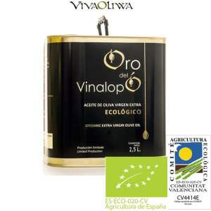 Ekologiczna Oliwa z oliwek Extra Virgin ORO DEL VINALOPÓ