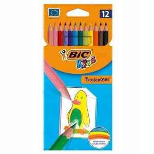BIC Kids, Kredki ołówkowe, 12 sztuk - 12 kolorów