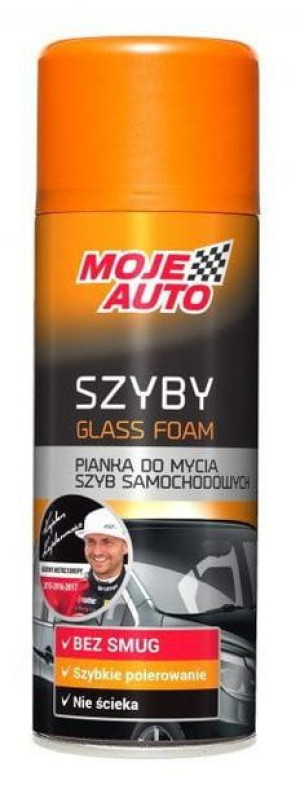 Pianka do czyszczenia szyb samochodowych 400 ml MOJE AUTO