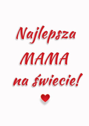 Mama - plakat 40x50 cm