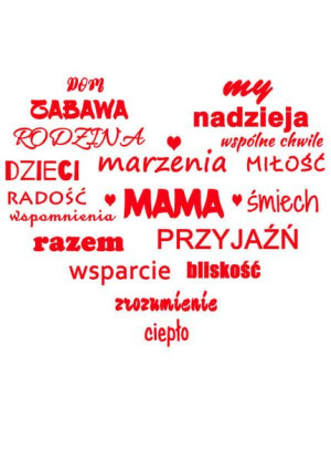 Mama - plakat 60x80 cm