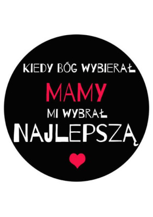 Najlepsza - plakat 50x70 cm