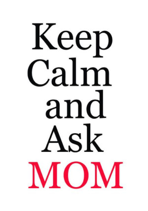 Keep calm MOM - plakat 20x30 cm