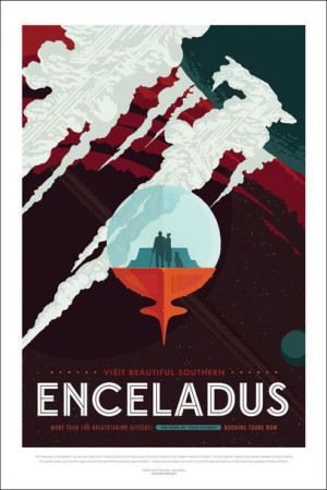 Enceladus - plakat 21x29,7 cm