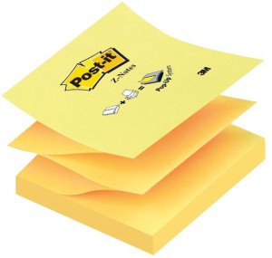 Karteczki samoprzylepne Post-it Z-Notes żółte 76x76 100k