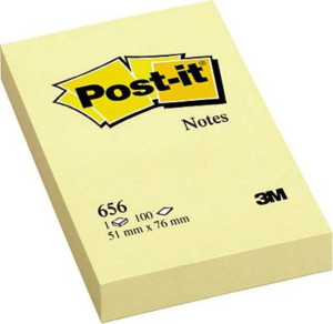 Karteczki samoprzylepne Post-it klasyczne żółte 51x76mm 100k