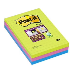 Karteczki samoprzylepne Post-it® Super Sticky XXL Marrakesz w linię 101x152