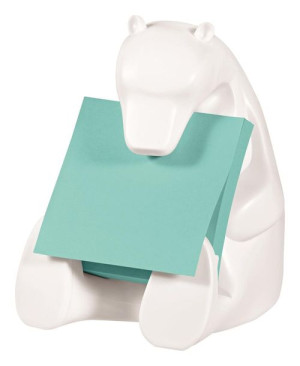 Podajnik MIŚ biały Post-it® Z-Notes i arktyczne karteczki samoprzylepne x90