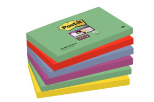 Karteczki samoprzylepne Post-it Super Sticky Marrakesz 76x127mm 6x90k