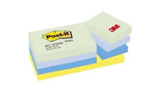 Karteczki samoprzylepne Post-it marzycielskie kolory 38x51mm 12x100k