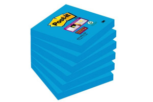 Karteczki samoprzylepne Post-it Super Sticky elektryzujący błękit 76x76mm 9