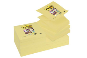 Karteczki samoprzylepne Post-it Super Sticky Z-Notes żółte 76x76mm 90k
