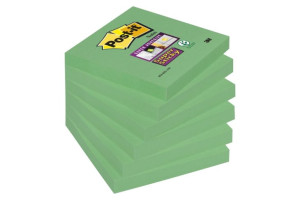 Karteczki samoprzylepne Post-it® Super Sticky Zielone 76x76 90k