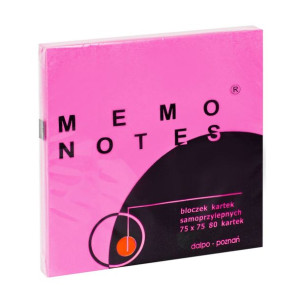 Notes samoprzylepny 75x75 80k. mix intensywny Dalpo